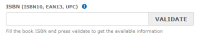 ISBN validation ISBN validation